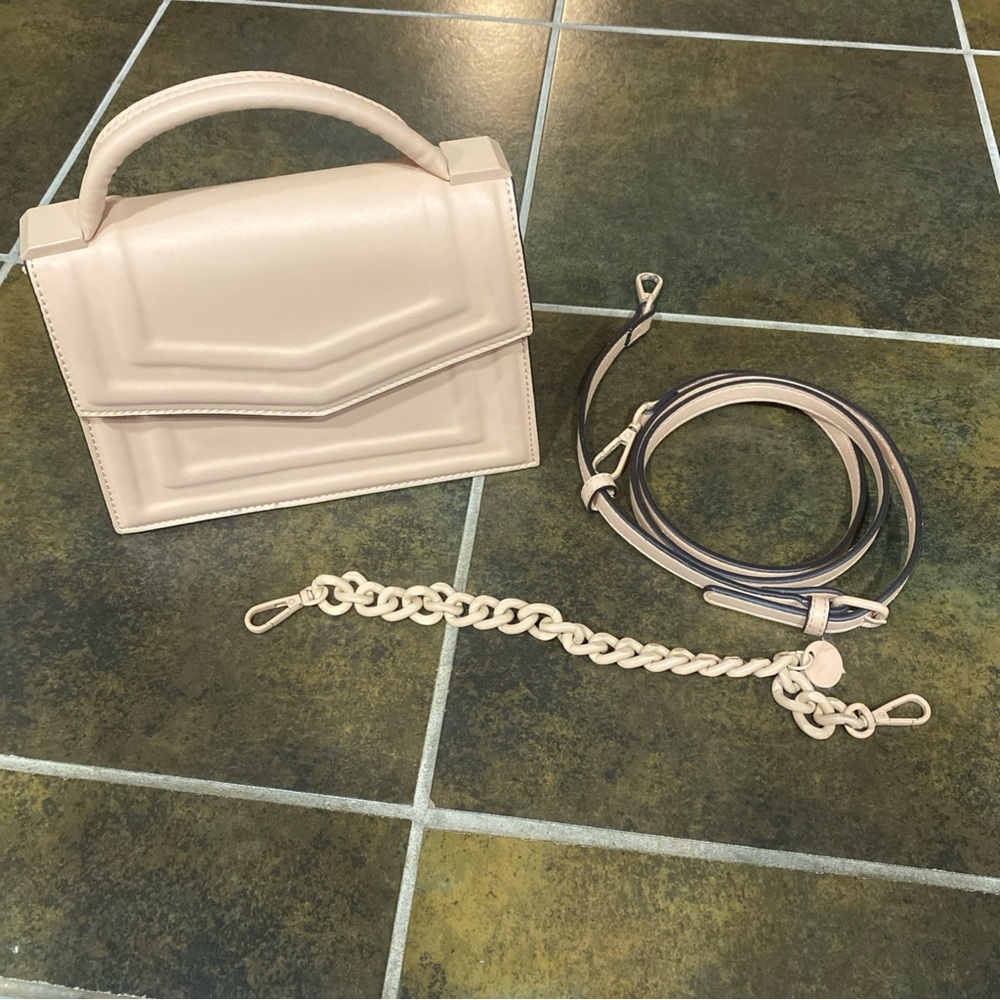 Aldo Cream Crossbody Bag, Missing Metal Loop, DIY